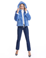 Reversible Mink Jacket with Hood