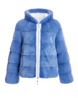 Reversible Mink Jacket with Hood