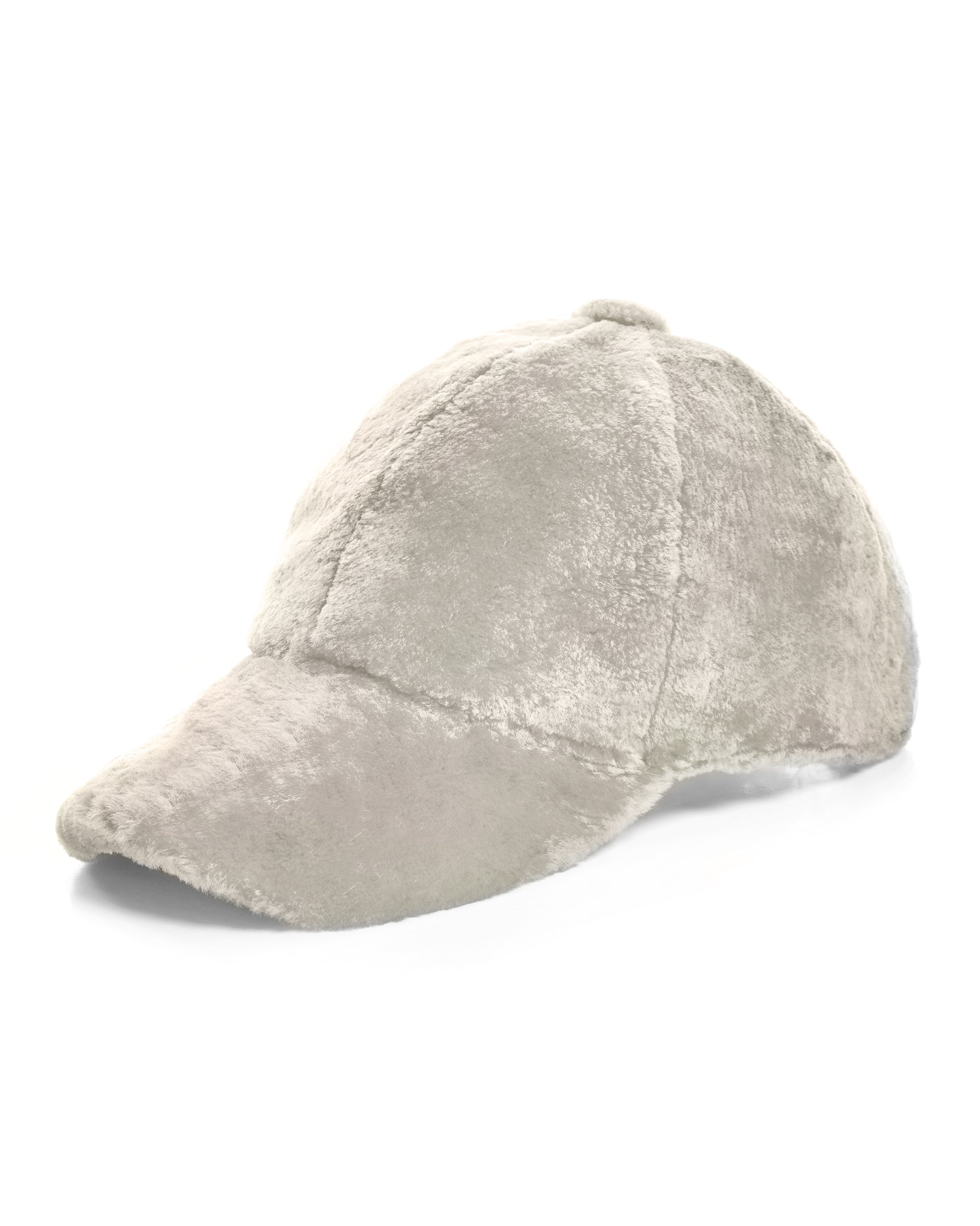 Shearling Baseball Hat