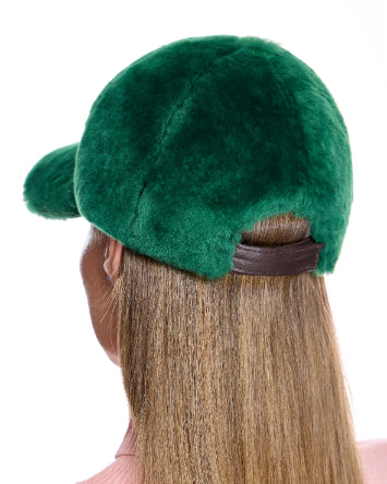 Shearling Baseball Hat