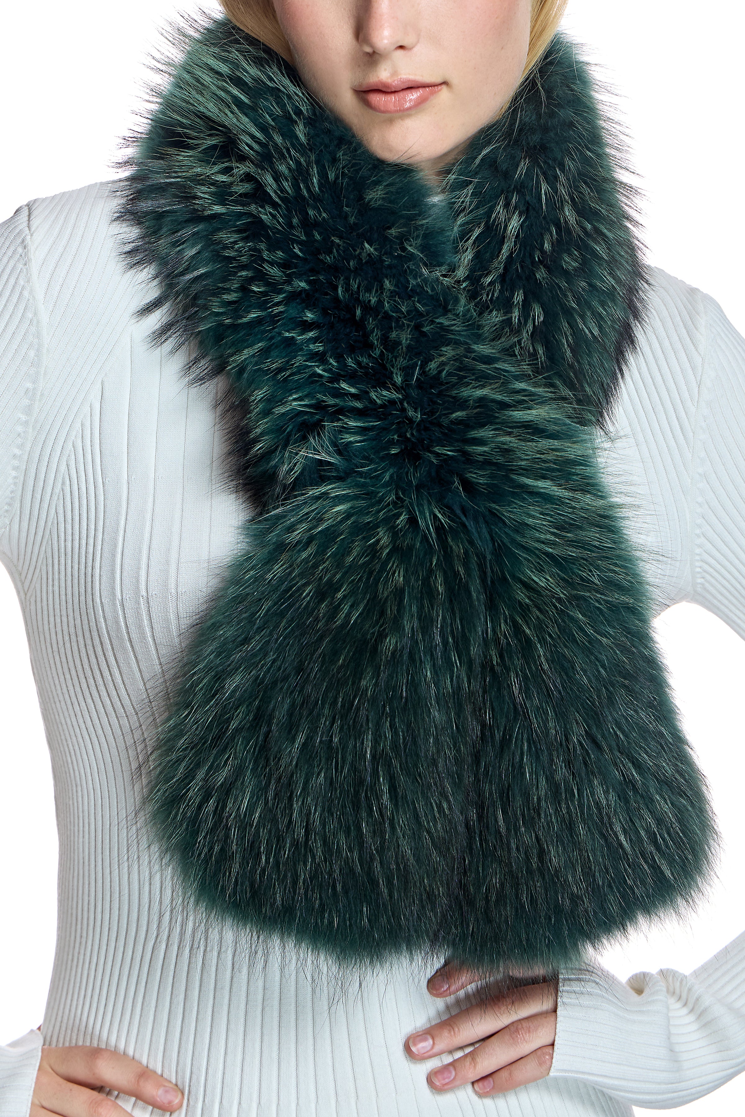 Raccoon Pull Thru Scarf