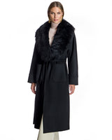 Woolblend Coat with Merinillo Cashmere Shawl Collar-Maximilian