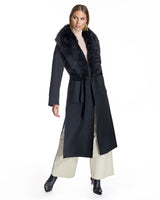 Woolblend Coat with Merinillo Cashmere Shawl Collar-Maximilian
