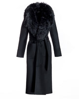 Woolblend Coat with Merinillo Cashmere Shawl Collar-Maximilian