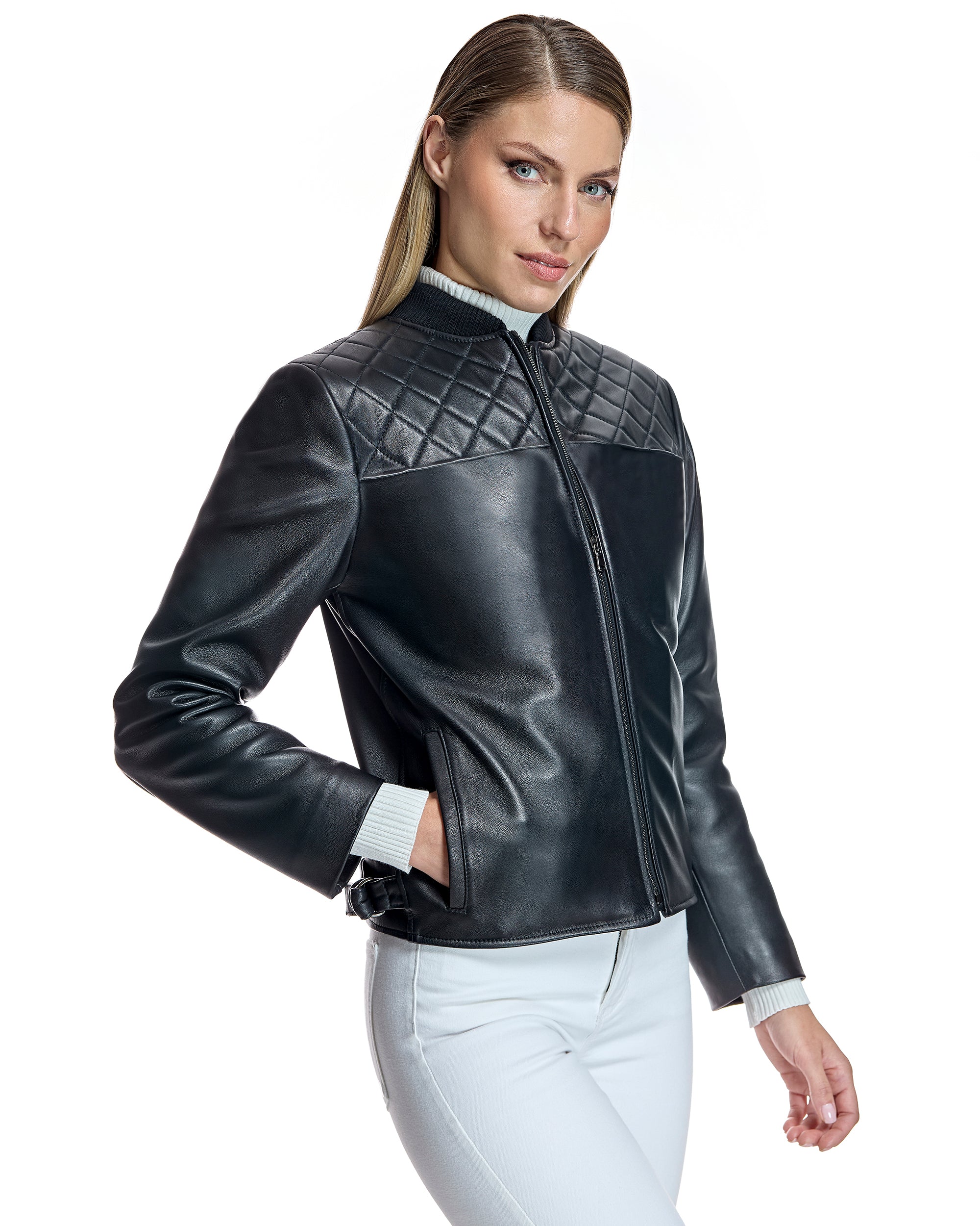 Quilted Leather Jacket-Maximilian