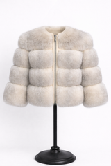 Archive & Vintage Blue Fox Chubby with Zipper