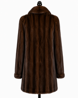 Archive & Vintage 33" Natural Mahogany Jacket with Wing Collar