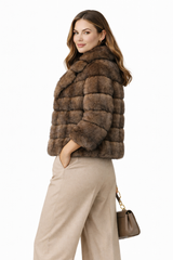 Maximilian Lux 23" Barguzin Russian Sable Fur Jacket