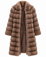 Maximilian One-of-a-Kind 37" Lavender Dyed Russian Sable Coat