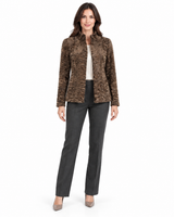Maximilian One-of-a-Kind 25" Copper Dyed Swakara Lamb Jacket