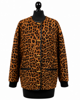 Archive & Vintage 29" Animal Print Caf Skin Jacket