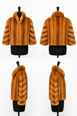 Archive & Vintage 20" Natural Red Fox Bolero