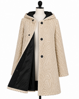 Archive & Vintage Marni Pearl Persian Lamb Coat with hood