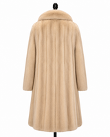 Archive & Vintage 38" Azurine Mink Coat with Notch Collar
