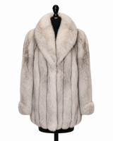Archive & Vintage 29" Natural Blue Fox Jacket