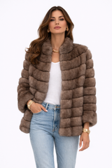Tortora Dyed Russian Sable Jacket -27"