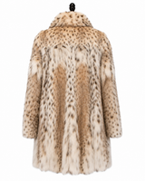 Archive & Vintage 37" Lynx Coat with Notch Collar