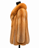 Archive & Vintage Natural Gold Fox Full Skin Jacket -31"