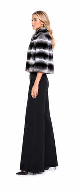 Maximilian Lux 19" Chinchilla Fur Bolero