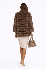 Tortora Dyed Russian Sable Jacket -27"