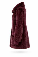 Archive & Vintage Wine Mink "Air Light" Sweater fur Jacket