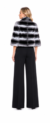 Maximilian Lux 19" Chinchilla Fur Bolero