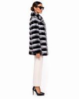 Maximilian Lux 32" Chinchilla Fur Coat