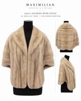 Archive & Vintage Azurine Mink Stole