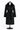 Archive & Vintage 40" Black dyed Swakara Lamb Coat with Mink Collar