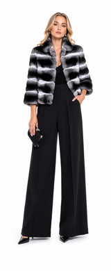 Maximilian Lux 19" Chinchilla Fur Bolero