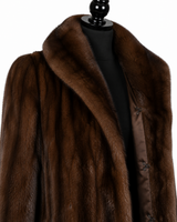 Archive & Vintage 33" Natural Mahogany Jacket with Wing Collar