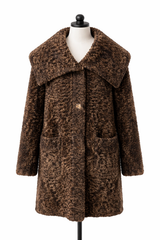 Archive & Vintage Reversible Swakara Lamb Coat -34"