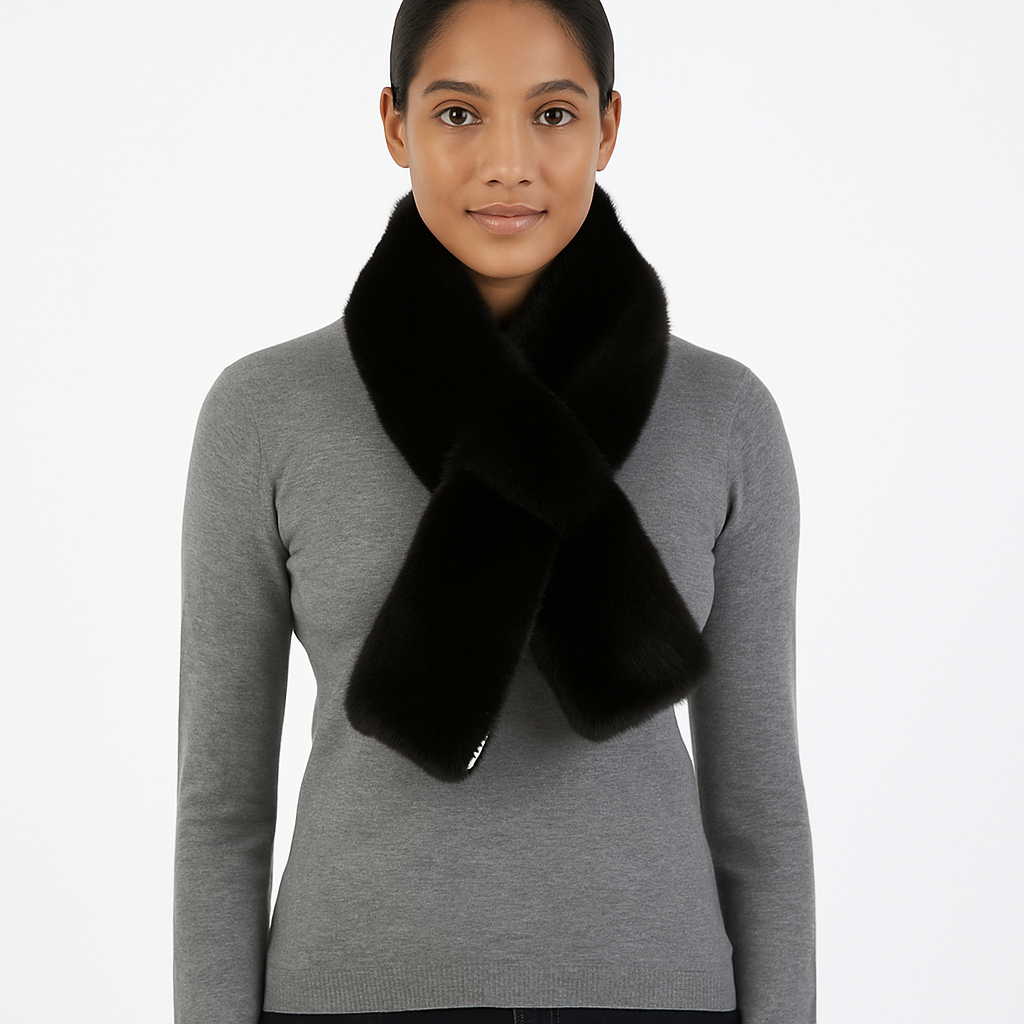 Mink Pull Thru Scarf