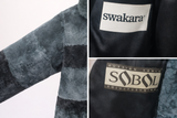 Archive & Vintage Green Swakara Jacket with Sable Collar-28"