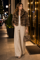 Maximilian Lux 23" Barguzin Russian Sable Fur Jacket