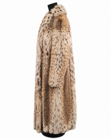 Archive & Vintage 47" Lynx Coat with Shawl Collar