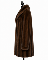 Archive & Vintage 33" Natural Mahogany Jacket with Wing Collar
