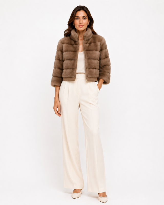 Maximilian Lux Russian Sable Bolero Jacket