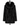 Archive & Vintage Black Dyed Gathered Lamb Jacket with Fox Collar