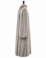 Archive & Vintage 46" Silver Blue Mink Coat