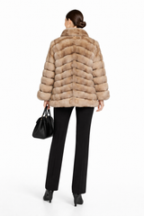Tortora Dyed Russian Sable Reversible Jacket-29"