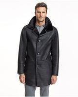 Abrigo de piel de oveja para hombre