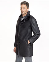 Abrigo de piel de oveja para hombre