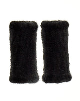 Guantes sin dedos de sección de visón de punto