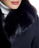 Woolblend Fit and Flare Coat-Maximilian