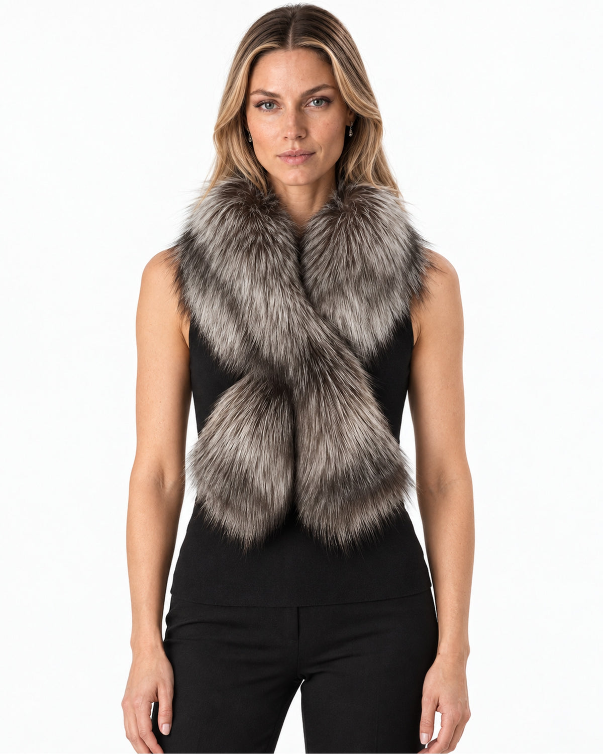 FOX PULL THRU SCARF