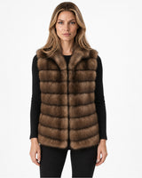 TIP DYED BARGUZINE SABLE  VEST