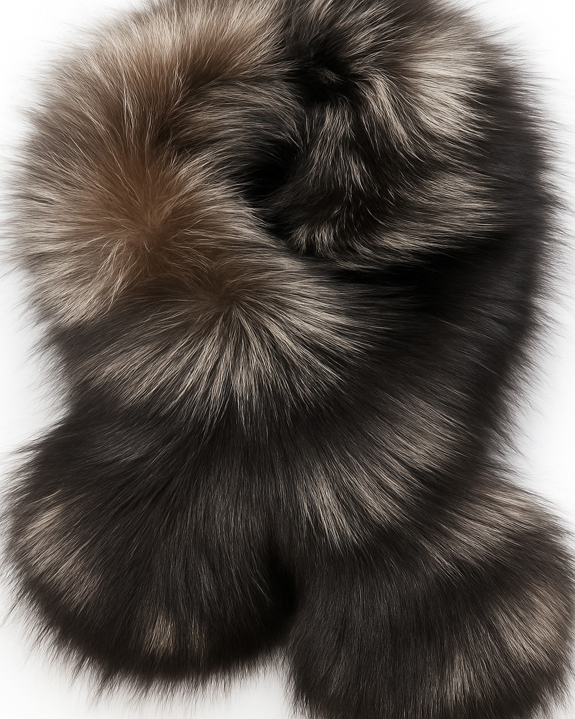 Silver Fox Pull Thru Scarf