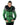 Chaqueta de poliéster con capucha recortada de zorro desmontable