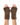 Knitted Mink Section Fingerless Gloves